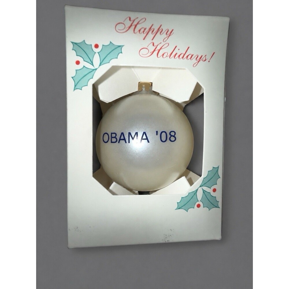 Obama 08 Holiday Ornament 2008